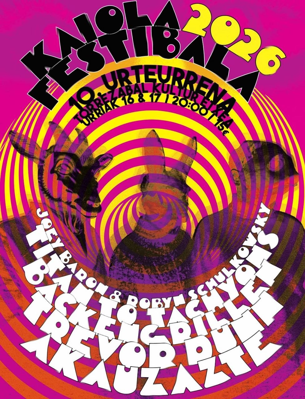 Cartel del concierto de Akauzazte en Galdakao